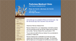 Desktop Screenshot of parkviewclinic.com