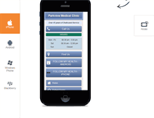 Tablet Screenshot of parkviewclinic.com
